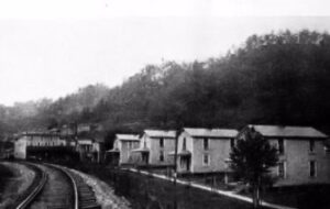 Houses located at Seco, Kentucky the site of the Seco Train Wreck