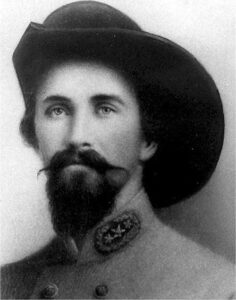 Brigadier General John Hunt Morgan.  The photographer and date are unknown.