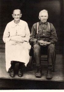 John Vint Bentley and Annie Potter.  The photographer and date are unknown