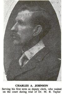 Charles A Johnson as seen in his book the History of Wise County Virginia