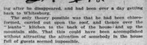 The story as it is found in the Chicago Tribune June 11, 1905 and the Omaha Daily Bee June 11, 1905