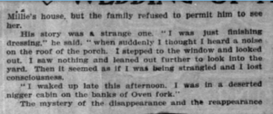 The story as it is found in the Chicago Tribune June 11, 1905 and the Omaha Daily Bee June 11, 1905