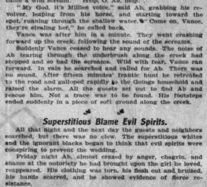 The story as it is found in the Chicago Tribune June 11, 1905 and the Omaha Daily Bee June 11, 1905