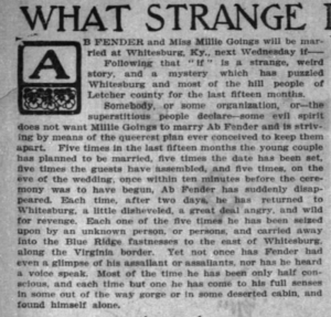 The story as it is found in the Chicago Tribune June 11, 1905 and the Omaha Daily Bee June 11, 1905