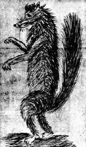 The Dwayyo drawing from the description given by John Becker