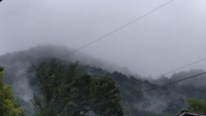 There are no photographs available for John Venters.  This photo was taken looking up to Pine Mountain by Joanna Adams Sergent