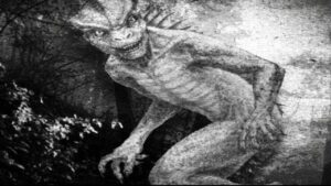 Lizardman as described by witnesses.   